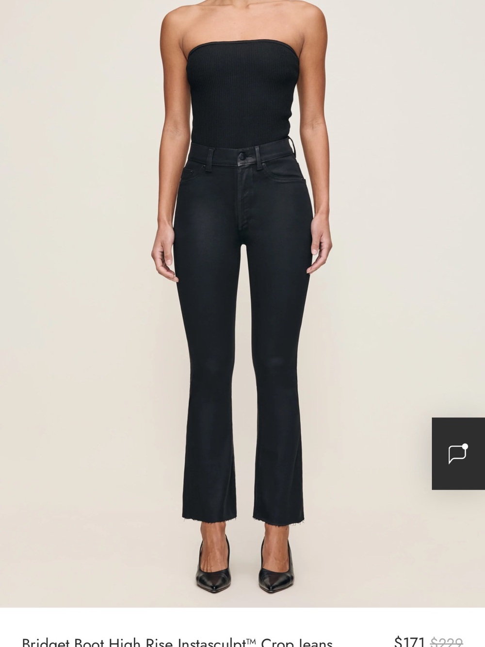 DL1961 Black Bootcut High-Rise Jeans